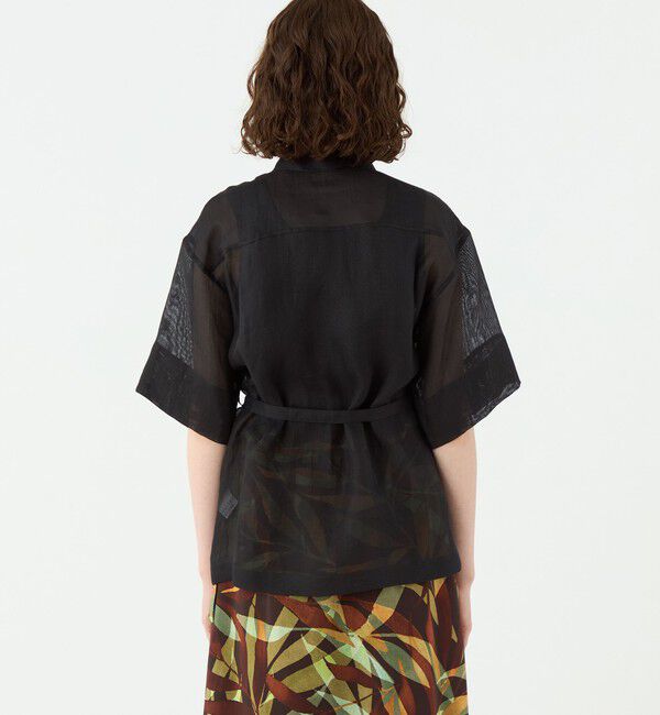 Ballsey「パナマラミー ビッグシャツブラウス」|シャツ・ブラウス|