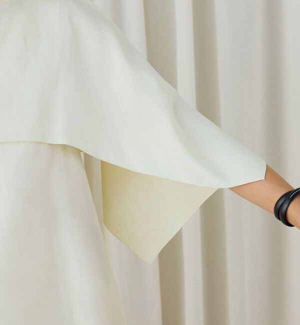 DES PRES「ソフトサテン レイヤードブラウス」|シャツ・ブラウス|