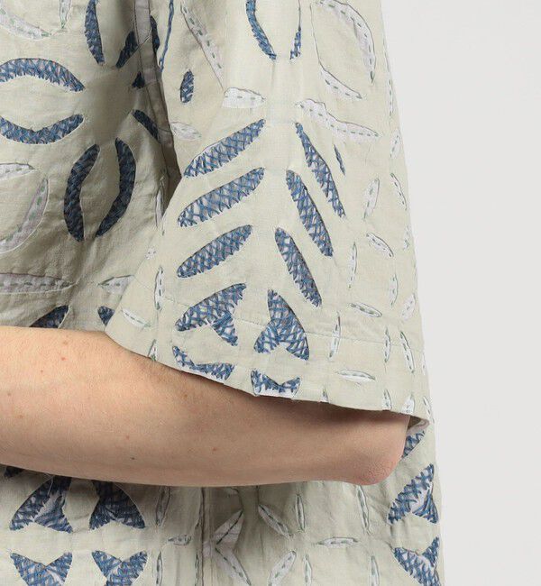 TOMORROWLAND MENS「コットン エンブロイダリー オープンカラーシャツ」|シャツ・ブラウス|