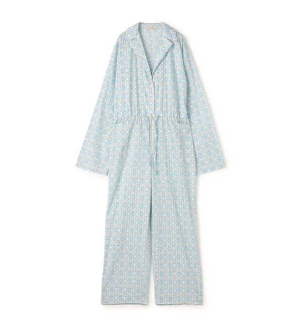 BACCA「サマーリバティ コットンコンビネゾン」|ワンピース|62 ライトブルー系