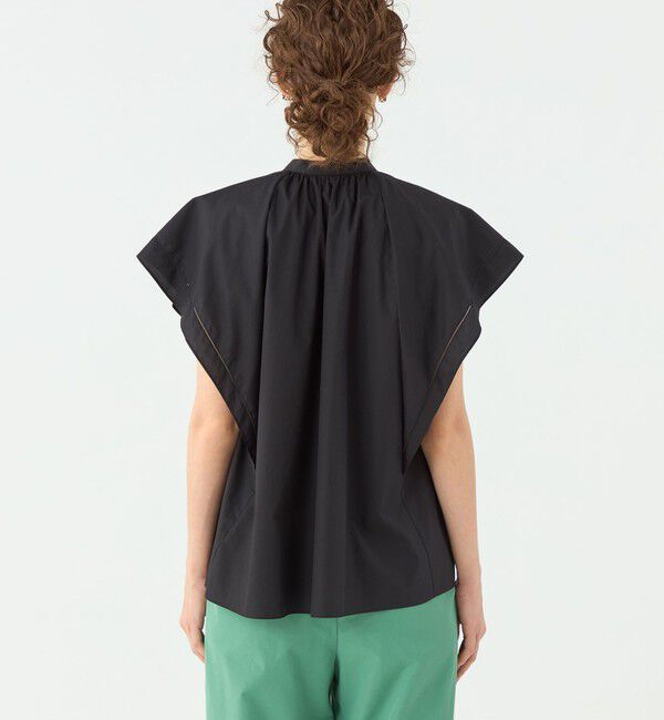 TOMORROWLAND collection「スーピマコットンブロード フレアスリーブブラウス」|シャツ・ブラウス|