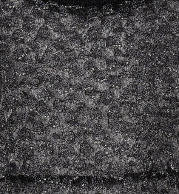 Ballsey「チュールエンブロイダリー バックギャザープルオーバー」|シャツ・ブラウス|