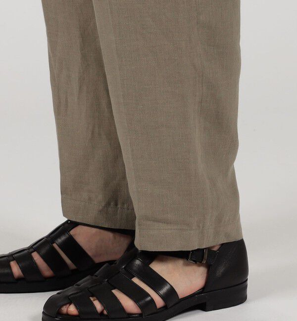 TOMORROWLAND MENS「ベルジャンリネン ワイドテーパードイージーパンツ LIBECO」|その他|