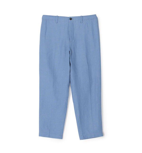 TOMORROWLAND MENS「ベルジャンリネン ワイドテーパードイージーパンツ LIBECO」|その他|65 ブルー