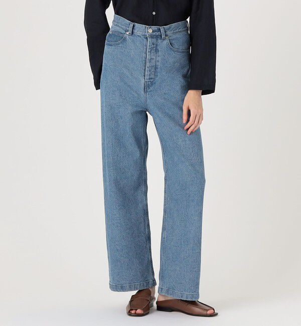 GALERIE VIE「ハイツイストデニム ストレートパンツ」|デニム|