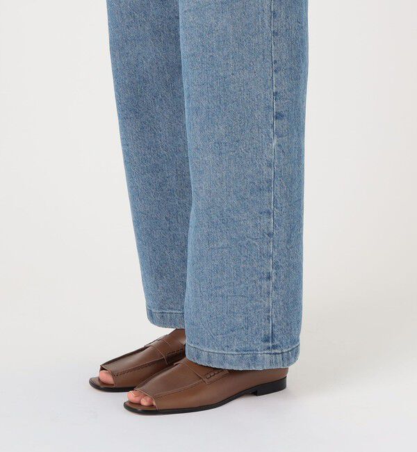 GALERIE VIE「ハイツイストデニム ストレートパンツ」|デニム|