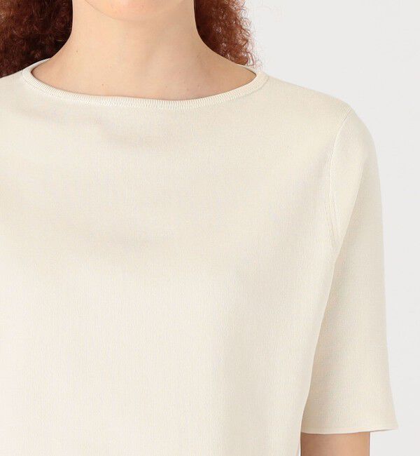 Ballsey「マテリアルコンビ ペプラムプルオーバー」|ニット・セーター|