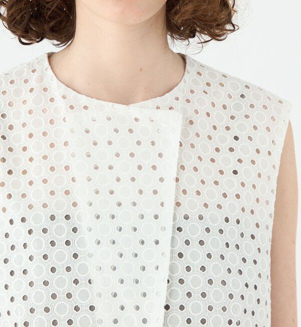 Ballsey「サークルエンブロイダリー ミドルジレ」|ベスト・ジレ|