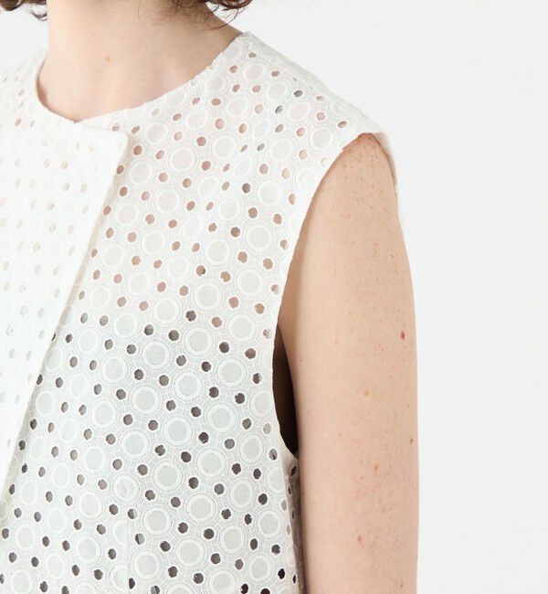 Ballsey「サークルエンブロイダリー ミドルジレ」|ベスト・ジレ|