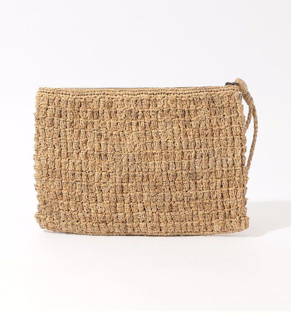 TOMORROWLAND GOODS「IBELIV CLUB ラフィア クラッチバッグ 」|クラッチバッグ|