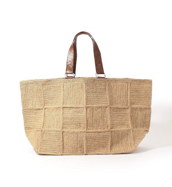 TOMORROWLAND GOODS「IBELIV MIRAY ラフィア トートバッグ 」|トートバッグ|43 ベージュ