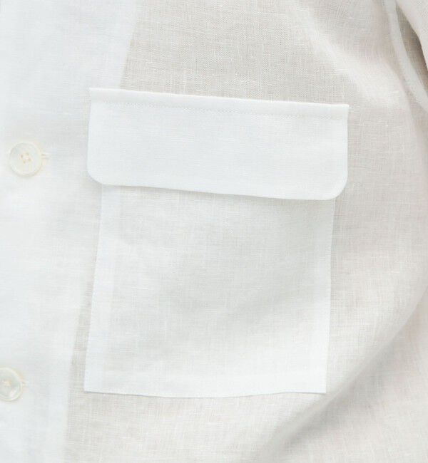 CABaN「CABaN リネン オープンカラーシャツ」|シャツ・ブラウス|
