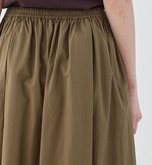 GALERIE VIE「コットンツイル ギャザーロングスカート」|スカート|