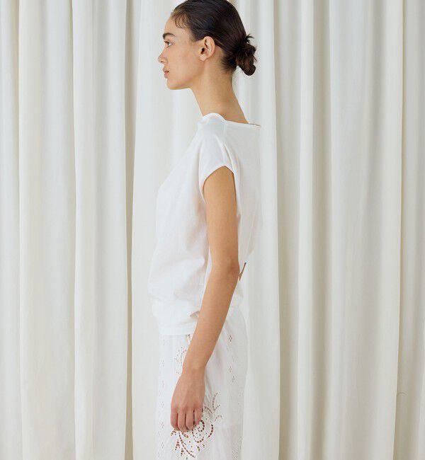 DES PRES「ソフトプレーンジャージー ツイストプルオーバー」|Tシャツ・カットソー|