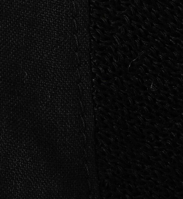 TOMORROWLAND MENS「リネンニットコンビ ハーフスリーブシャツ」|ニット・セーター|