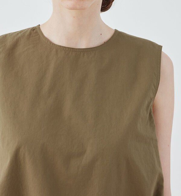 GALERIE VIE「コットンツイル バルーンノースリーブブラウス」|シャツ・ブラウス|