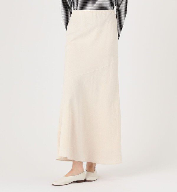 GALERIE VIE「ホームステッドクロス ヘムフレアマキシスカート」|フレア|