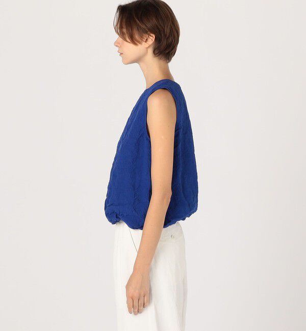 GALERIE VIE「ランダムリネン バルーンノースリーブブラウス」|シャツ・ブラウス|