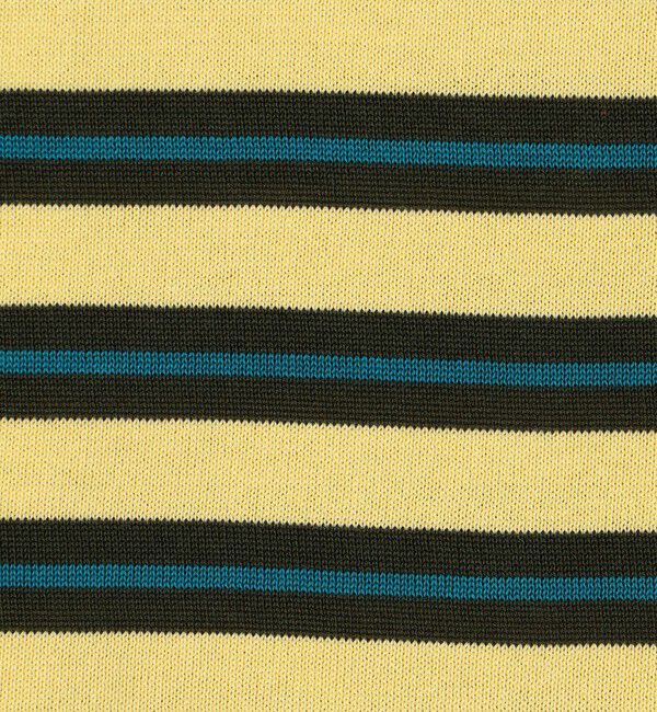 CABaN「CABaN コットン ハイゲージストライプ クルーネックプルオーバー」|ニット・セーター|