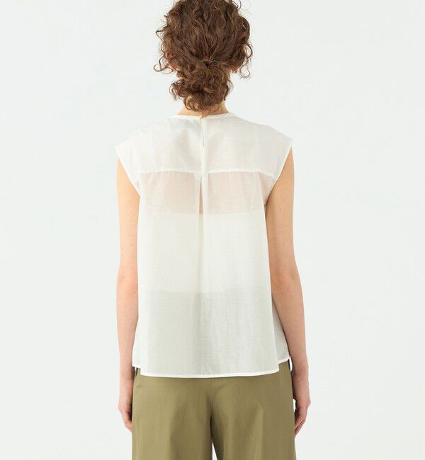 TOMORROWLAND collection「スパンコールエンブロイダリー スリーブレスブラウス」|シャツ・ブラウス|