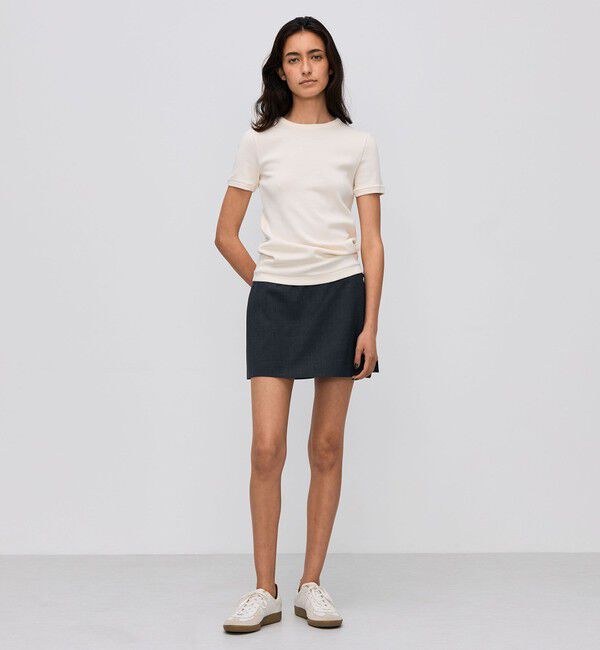 BACCA「スーピマコットン フライスハーフスリーブ」|Tシャツ・カットソー|