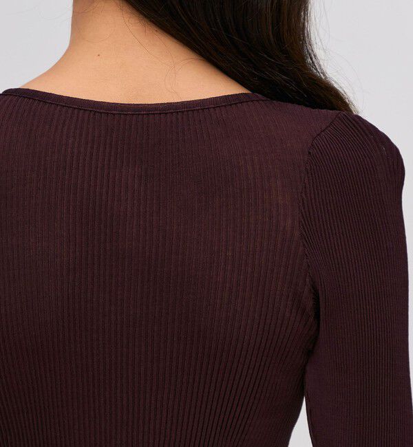 BACCA「プリーツコットン ショートカーディガン」|カーディガン|