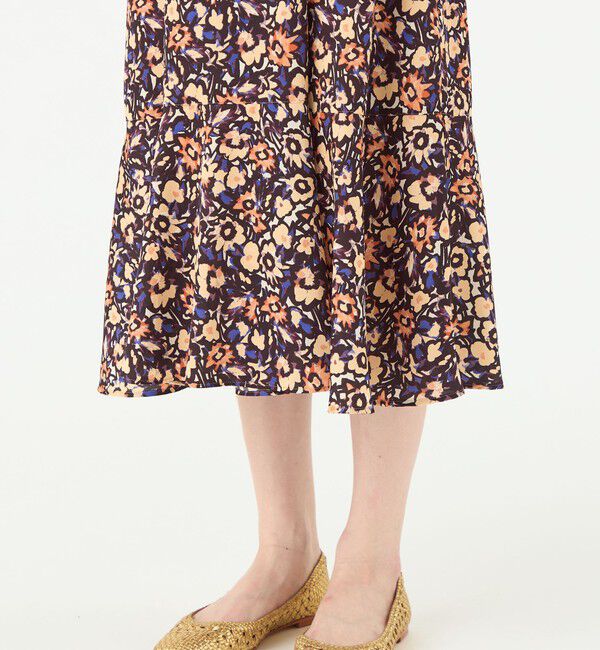 Ballsey「フィールドフラワープリント カシュクールワンピース」|ワンピース|