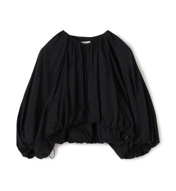 DES PRES「コットンストレッチポプリン クロップドバブルブルゾン」|ブルゾン・スタジャン|19 ブラック