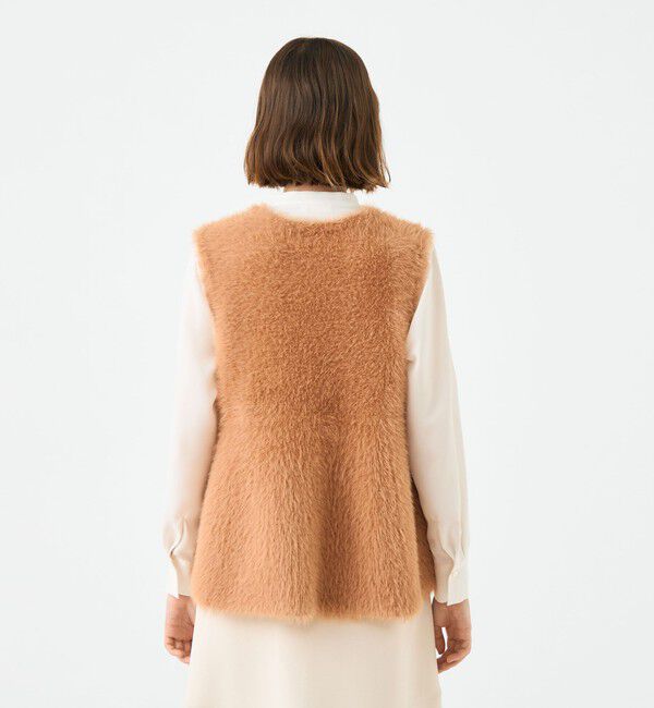 Ballsey「フェザーヤーン ペプラムベスト」|ベスト・ジレ|