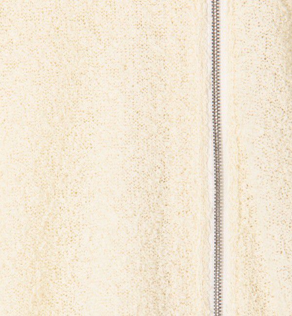 DES PRES「カールヤーンニット ライダースジャケット」|ライダースジャケット|