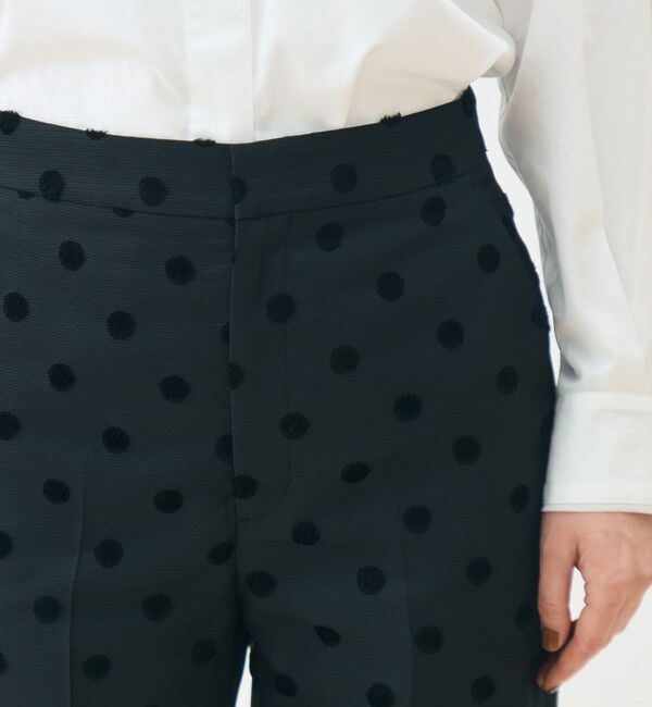 TOMORROWLAND collection「モールポルカドット ベルストレートパンツ」|その他|