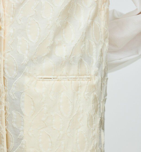 TOMORROWLAND collection「シャイニーカットジャカード Vカラージレ」|ベスト・ジレ|