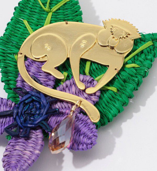 TOMORROWLAND GOODS「Mercedes Salazar Monkey Purple ブローチ」|ブローチ・コサージュ|