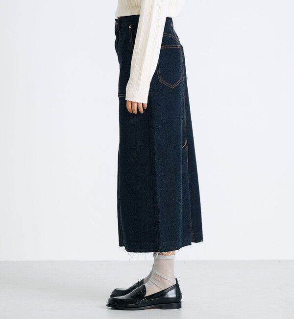 Edition「ワンウオッシュ エッセンシャルデニム スカート」|スカート|
