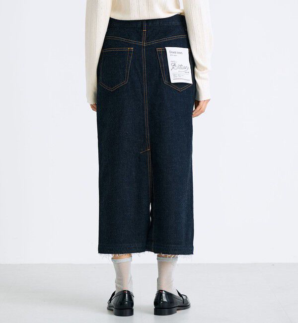 Edition「ワンウオッシュ エッセンシャルデニム スカート」|スカート|