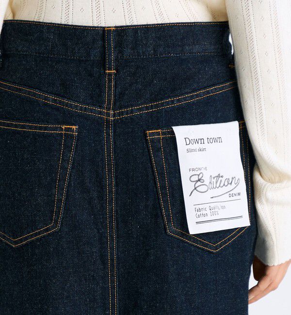 Edition「ワンウオッシュ エッセンシャルデニム スカート」|スカート|