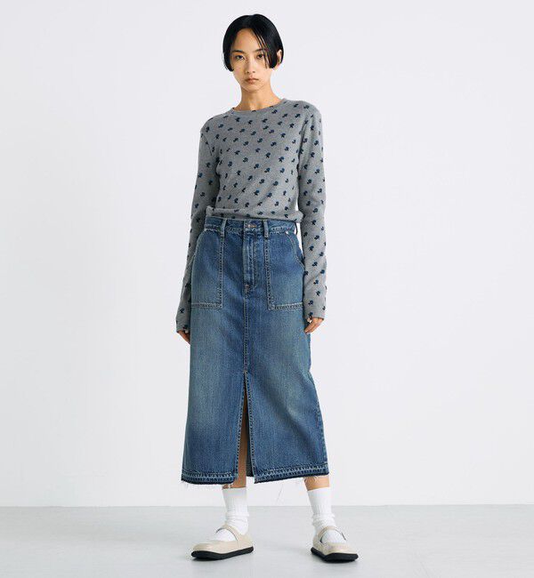 Edition「エッセンシャルデニム スカート」|スカート|