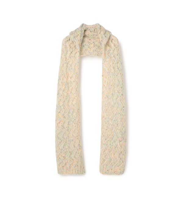 MACPHEE「カラーハンド フードマフラー」|マフラー|12 ホワイト系