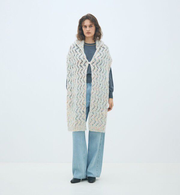 MACPHEE「カラーハンド フードマフラー」|マフラー|