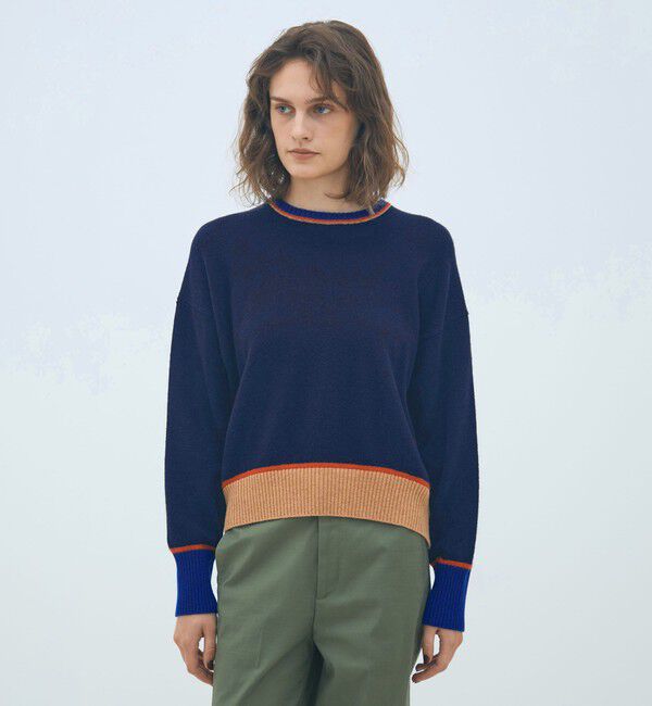 MACPHEE「NZ LAMBS クルーネックプルオーバー」|ニット・セーター|