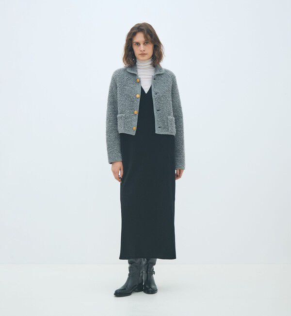 MACPHEE「ムートン ショートジャケット」|カーディガン|