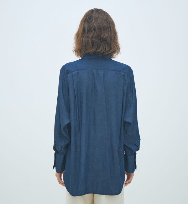 MACPHEE「ライトデニム チュニックシャツ」|シャツ・ブラウス|