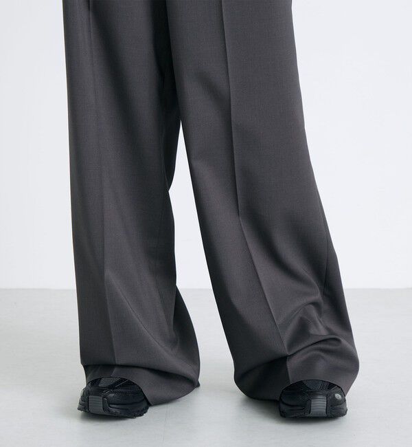 Edition「ウールライク スラックス」|スラックス|