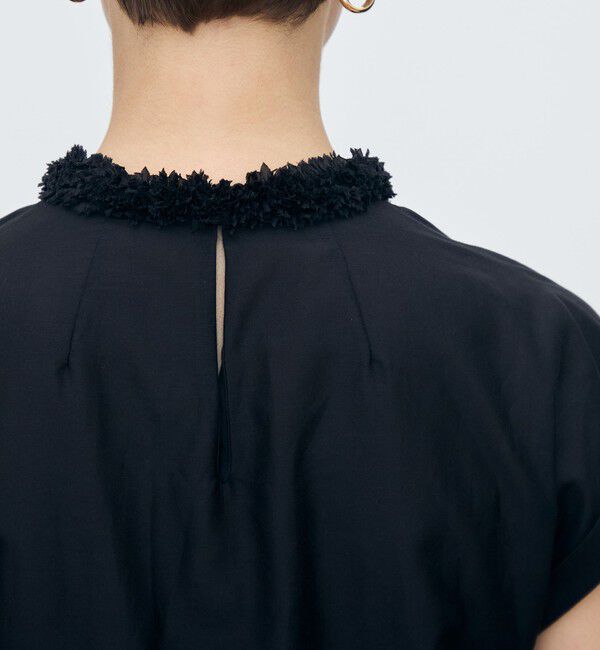 TOMORROWLAND collection「コットンシルクローン フレンチスリーブブラウス」|シャツ・ブラウス|