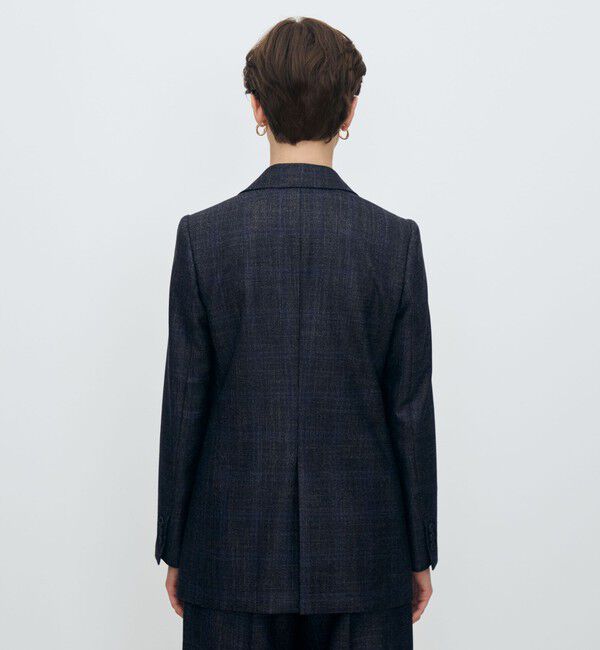 TOMORROWLAND collection「SILK AIR PANE シングル2Bジャケット」|テーラードジャケット|