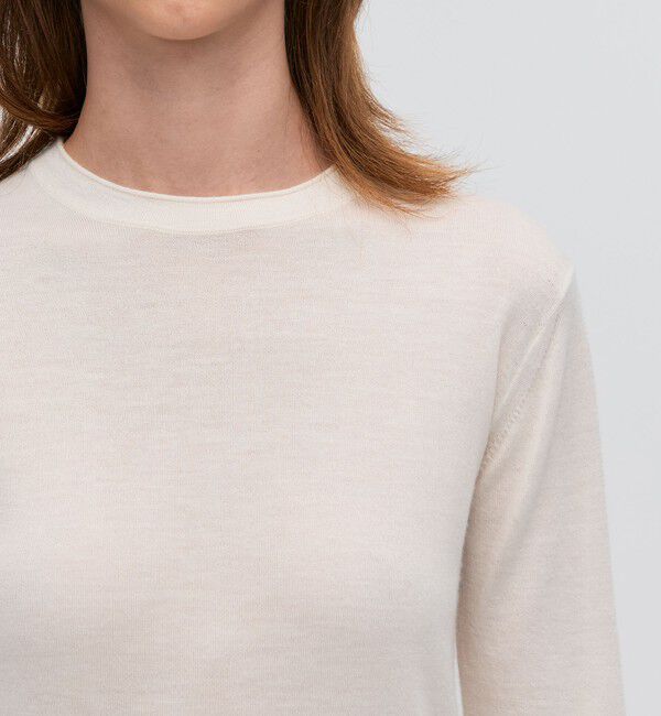 BACCA「カシミヤ ロングスリーブプルオーバー」|ニット・セーター|