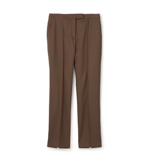 TOMORROWLAND collection「スーパーウールウィーブ ペンシルパンツ」|その他|48 ブラウン