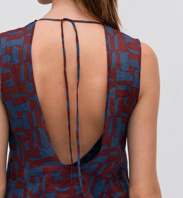 BACCA「コットンオーガンジープリント ロングワンピース」|ワンピース|