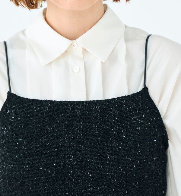 Ballsey「ストレッチスパンコール ショートキャミソール」|キャミソール|