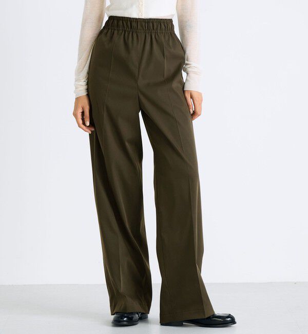 Edition「ストレッチベンタイル ウエストギャザーパンツ」|その他|